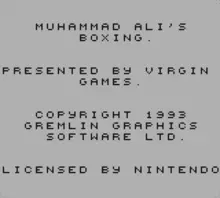 Image n° 1 - screenshots  : Muhammad Ali's Boxing
